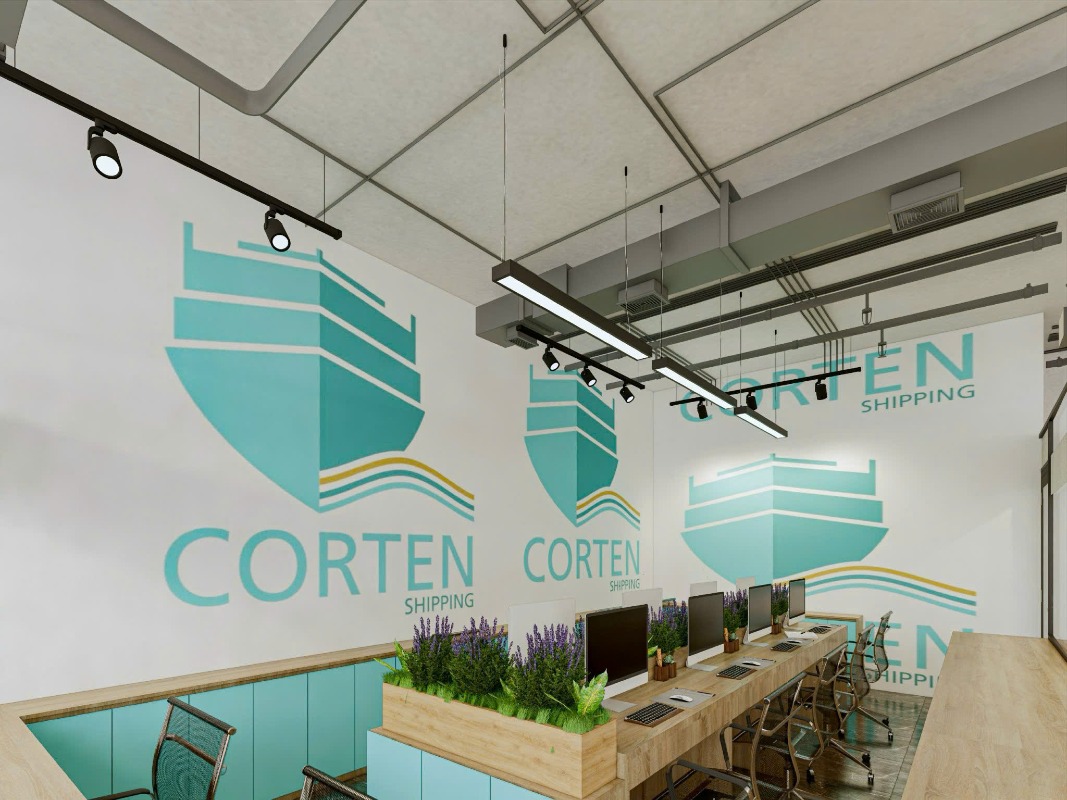 THIẾT KẾ THI CÔNG VP CÔNG TY CORTEN